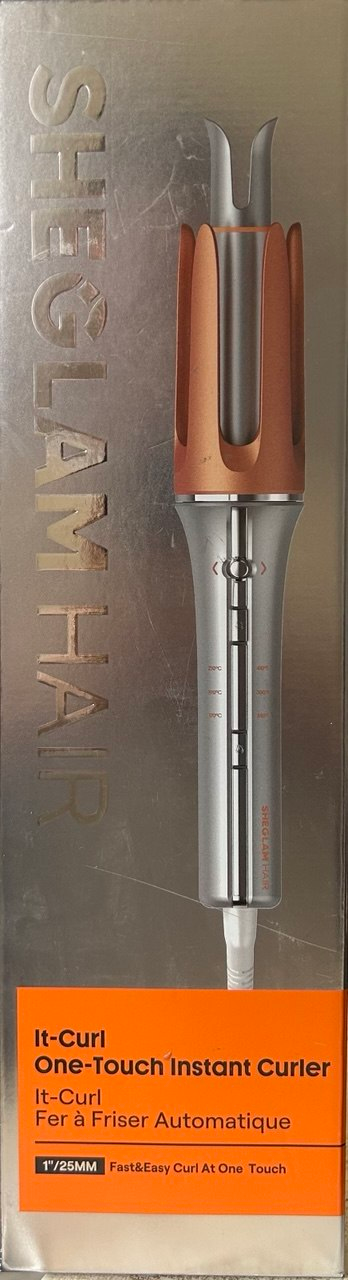 Плойка автоматическая для локонов Sheglam Bella Hair Curler 3 режима температура 170-210°C Розовый (2019780)