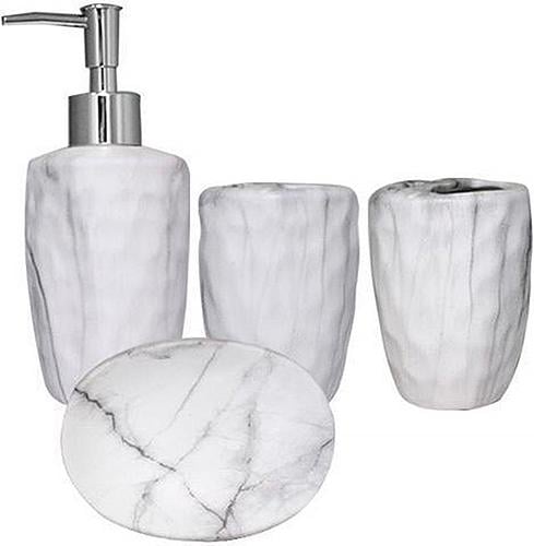 Набор аксессуаров для ванной комнаты Мрамор (472879-Prob)