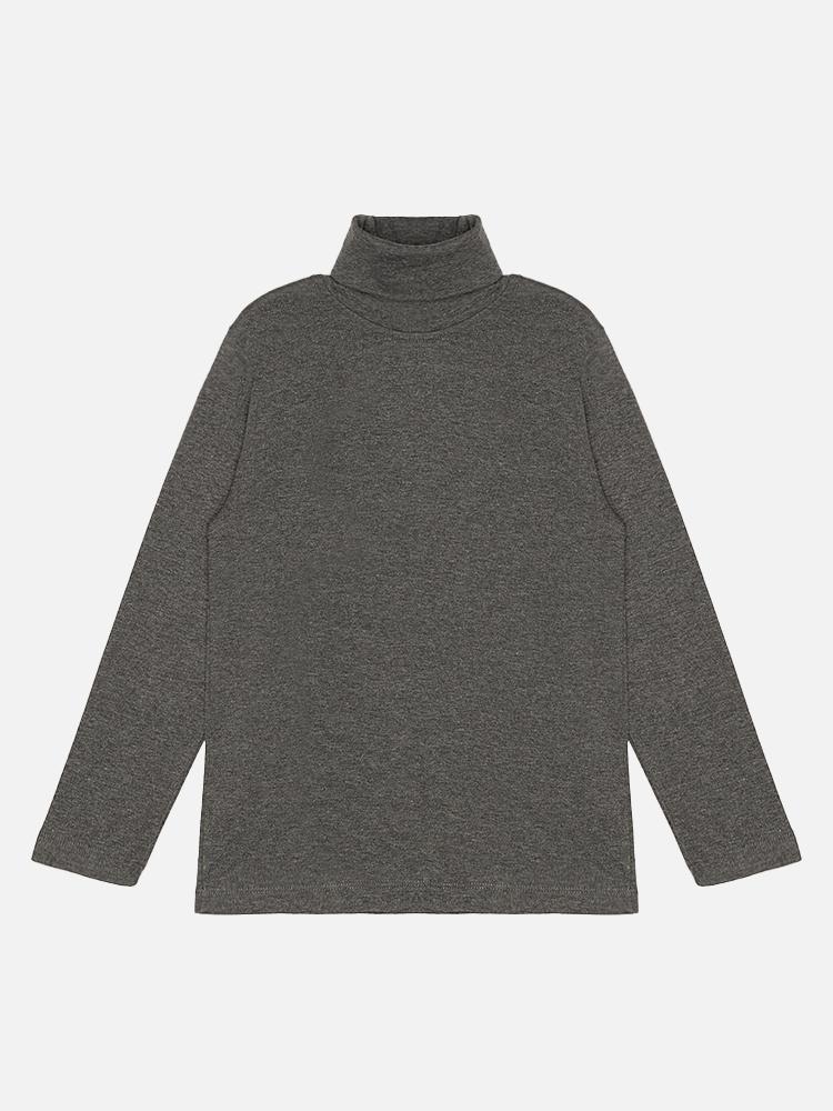 Гольф для мальчика ЦБ-00228161 146 см Темно-серый (28575724)