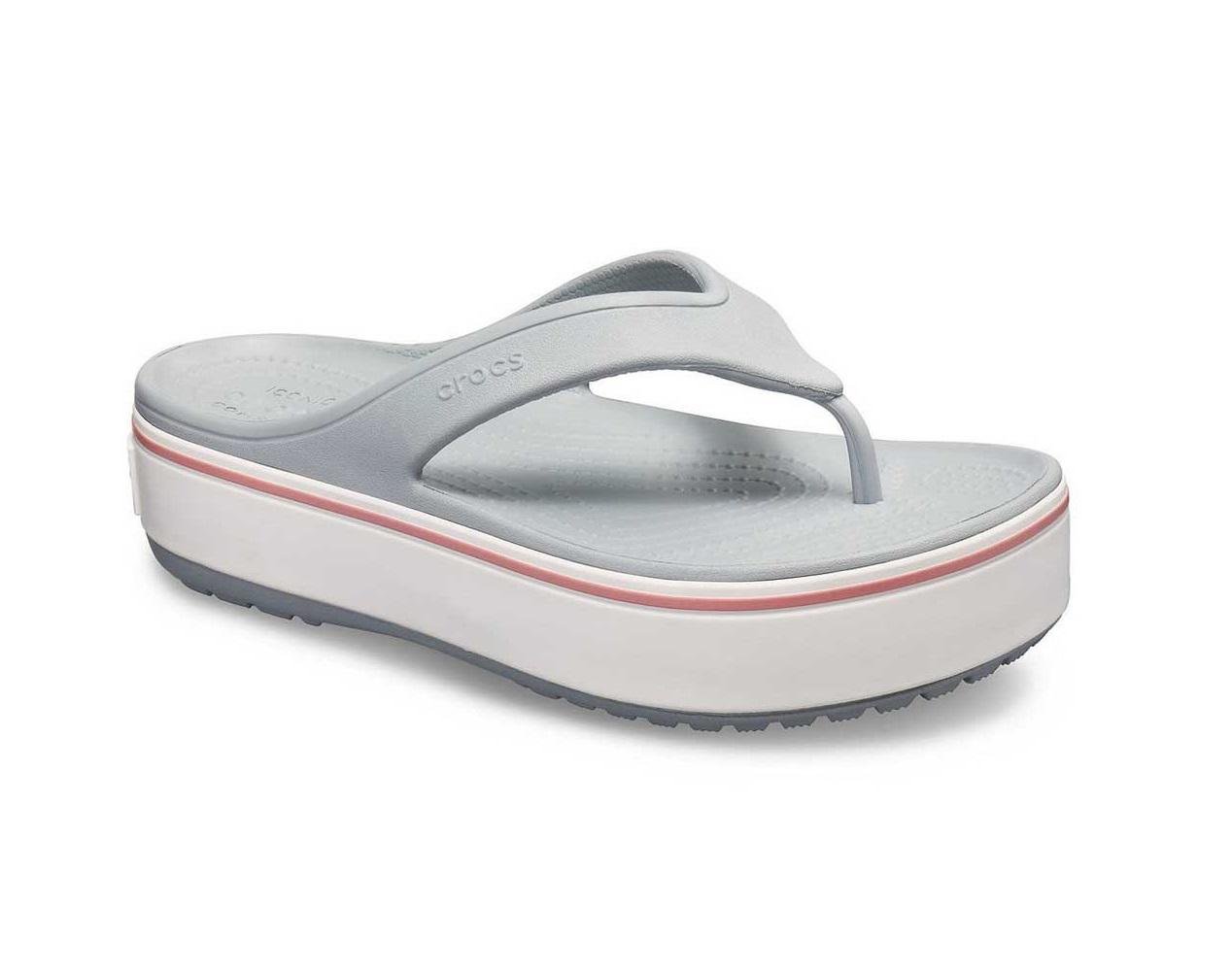 В'етнамки Crocband Platform Flip M4W6 р. 36 23 см Сірий (205681)