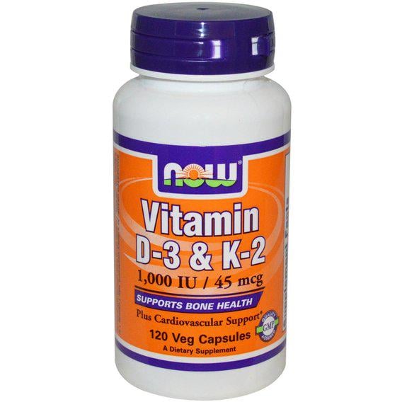 Комплекс NOW Foods Vitamin D-3 & K-2 120 Veg Caps