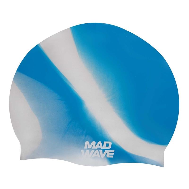 Шапочка для плавания Mad Wave Multi M053001 Голубой (60444190)