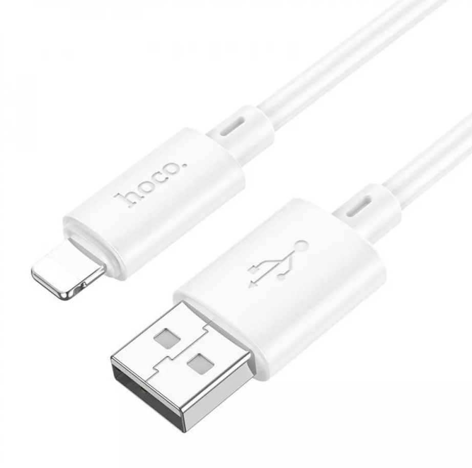Кабель Hoco X88 Magic Silicone USB to Lightning 1 м White (9822929)