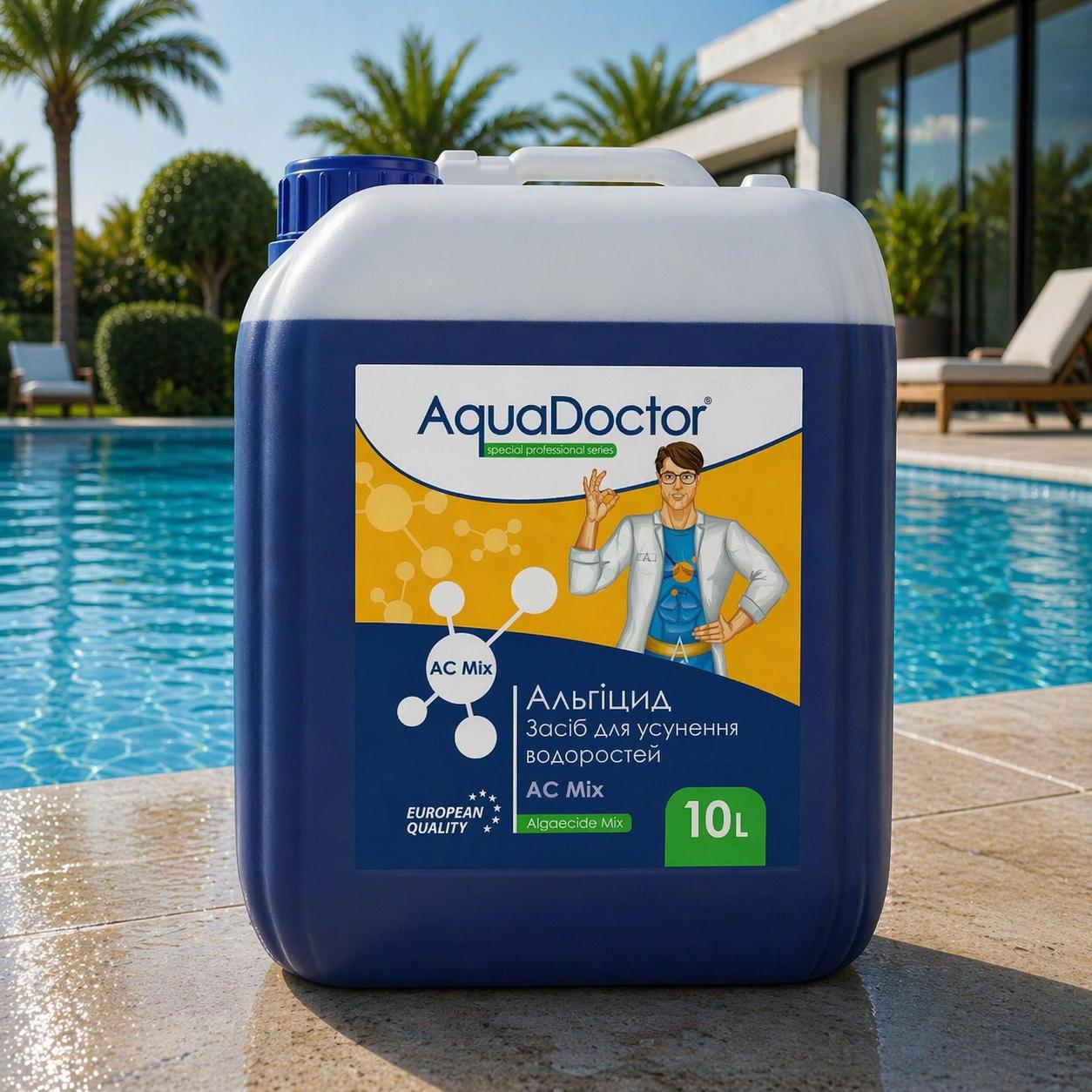 Альгицид для бассейна AquaDoctor AC Mix 10 л (21652)
