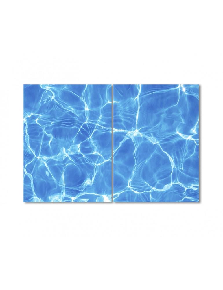 Картина модульная Солнечная вода 2 модуля 90x135 см