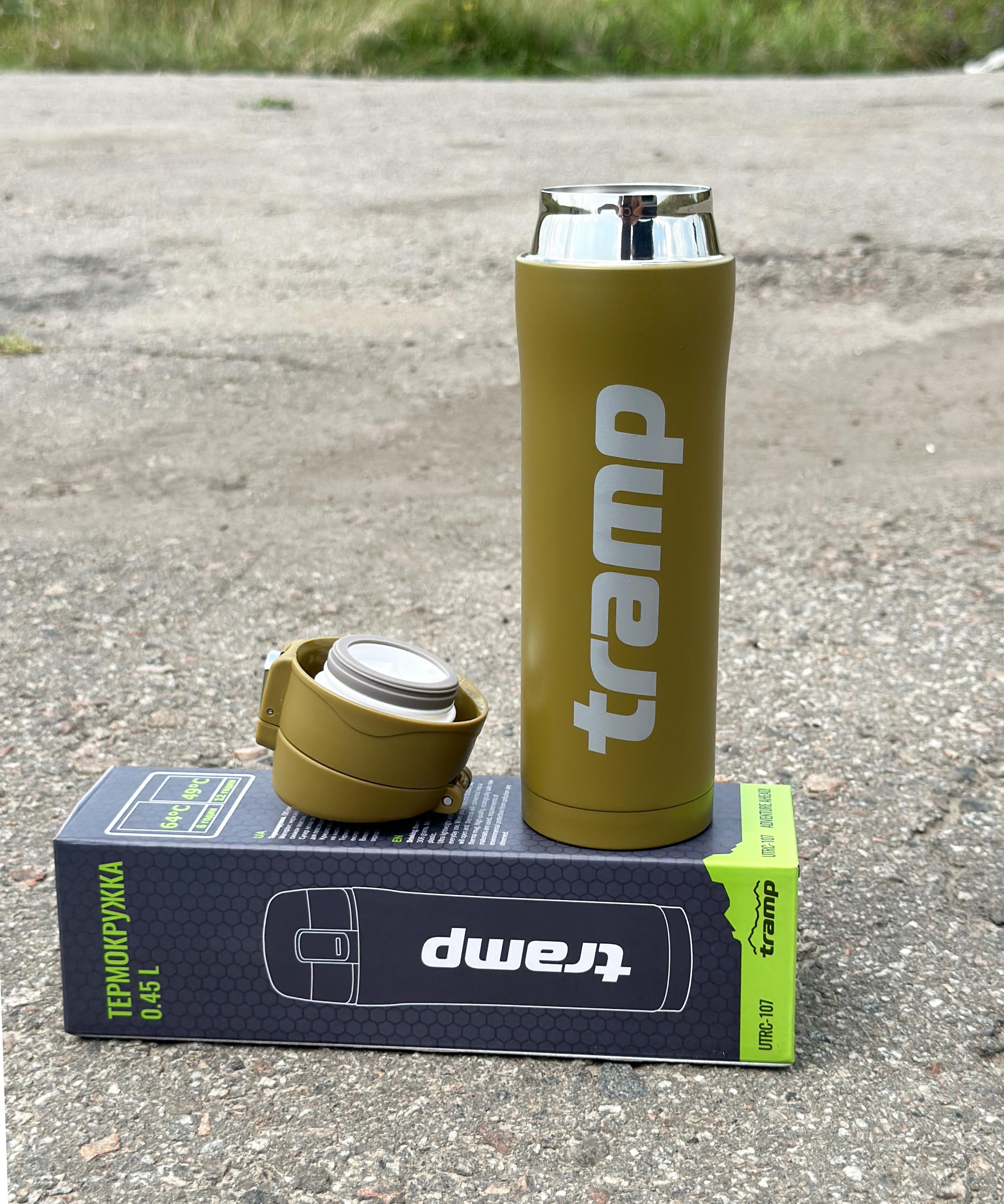 Термокружка Tramp держит 12 ч. 0,45 л (UTRC-107-khaki) - фото 7 Термокружка Tramp держит 12 ч. 0,45 л (UTRC-107-khaki) - фото 7