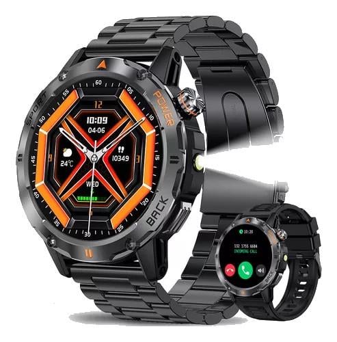 Смарт-годинник чоловічий військовий з компасом і фанариком (2519580473)