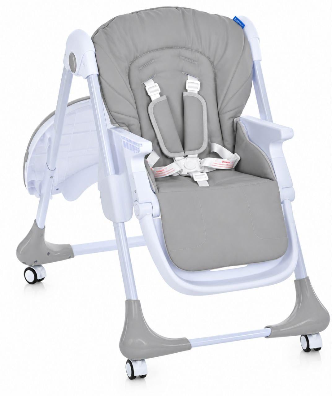 Стульчик для кормления детский складной от 6 месяцев Серый (M3233-1749447)