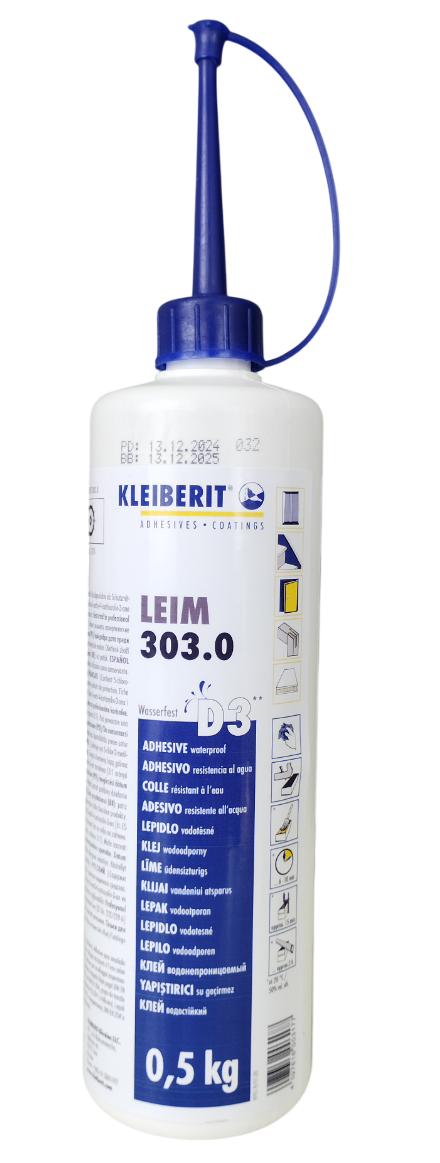 Клей ПВА столярный Kleiberit 303.0 D3 0,5 кг (2308672160)