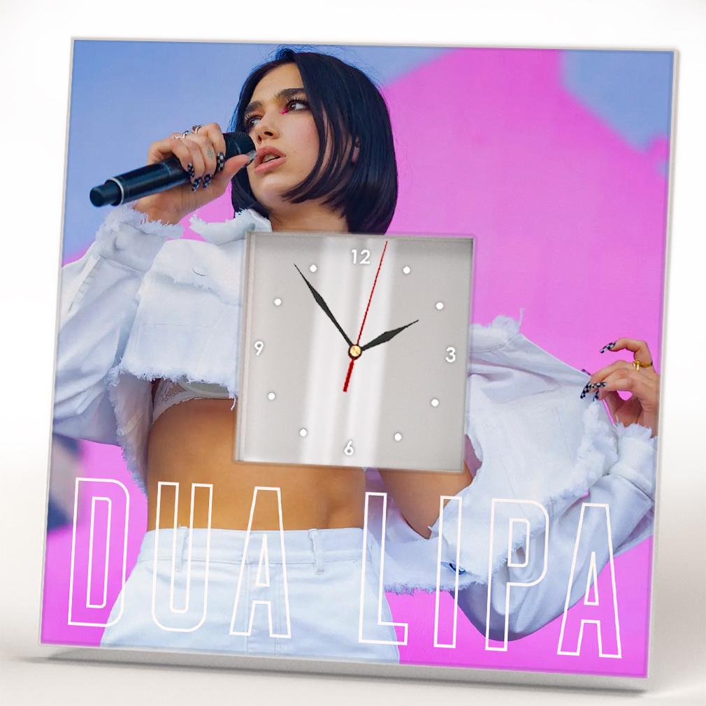 Годинник настінний Співачка Дуа Ліпа 260x260 мм (C04514)
