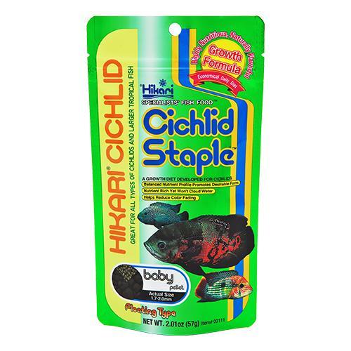 Корм основний сухий Hikari Cichlid Staple для малька цихлід 4-15 см гранули SS 1,7-2,0 мм 57 г (03111)
