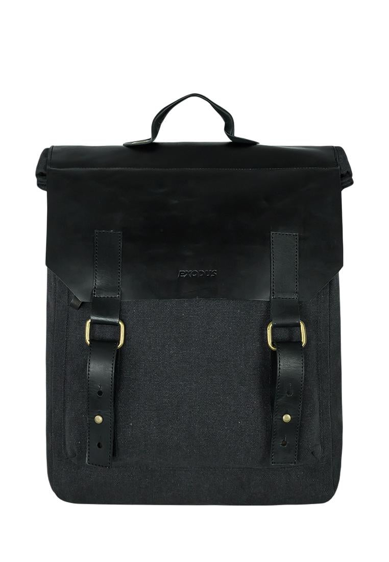 Рюкзак унисекс Exodus Leather Canvas Серый (R0503EX021)