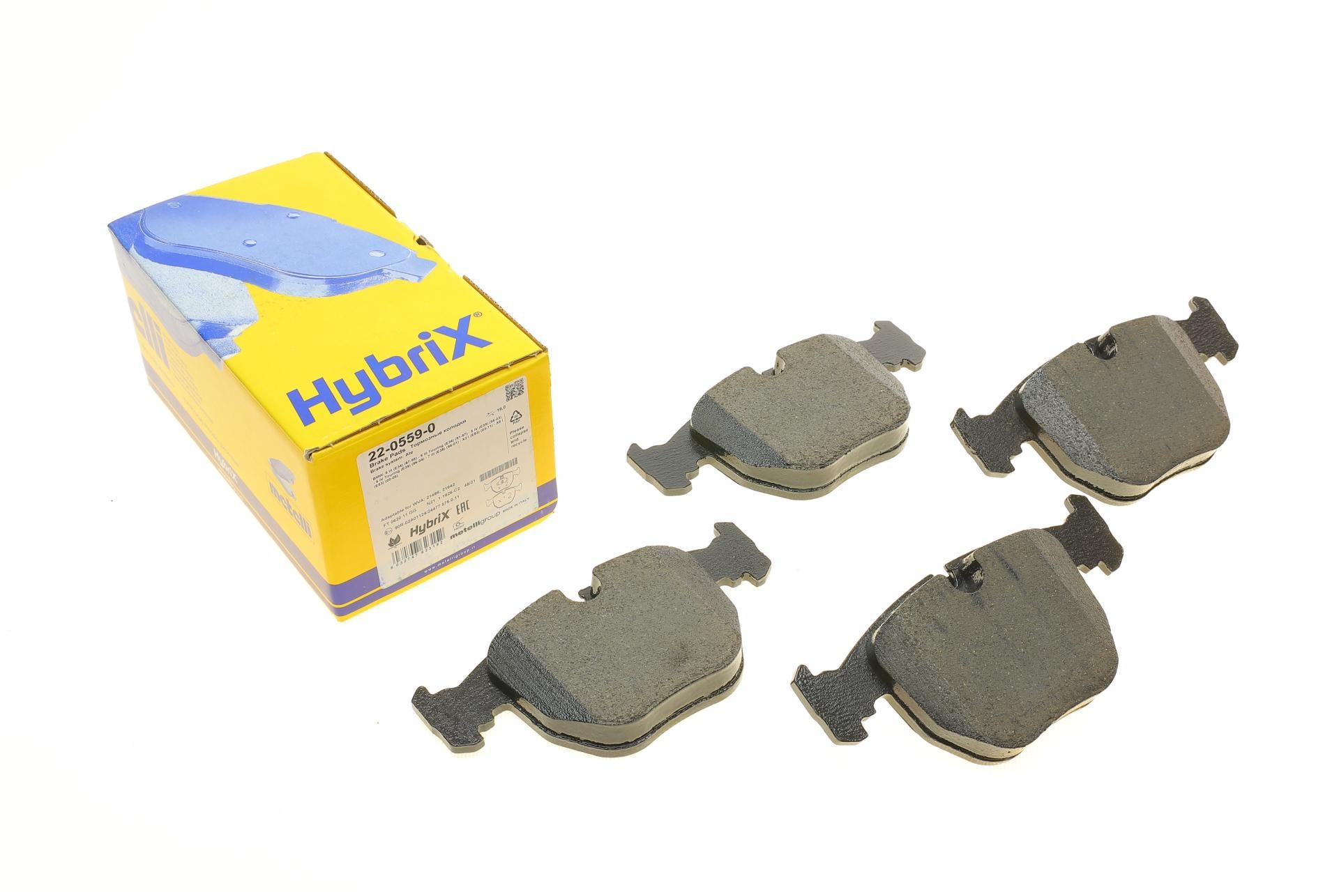 Тормозные колодки передние METELLI для BMW 5 E39 96-04/7 E38 94-01/X3 E83 06-11 (22-0559-0)