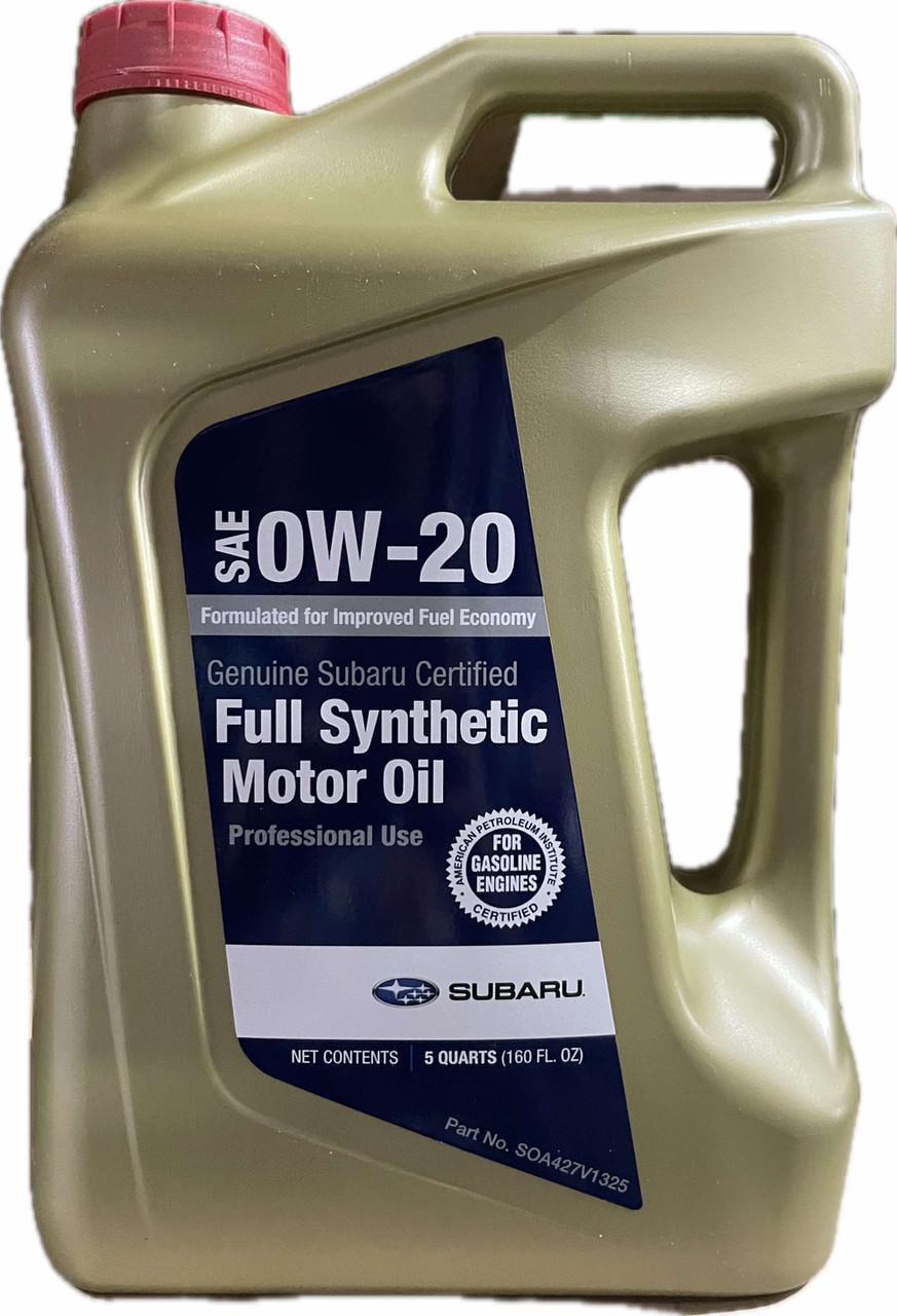 Моторное масло Subaru Motor Oil 0W-20 4,73 л (SOA427V1325)