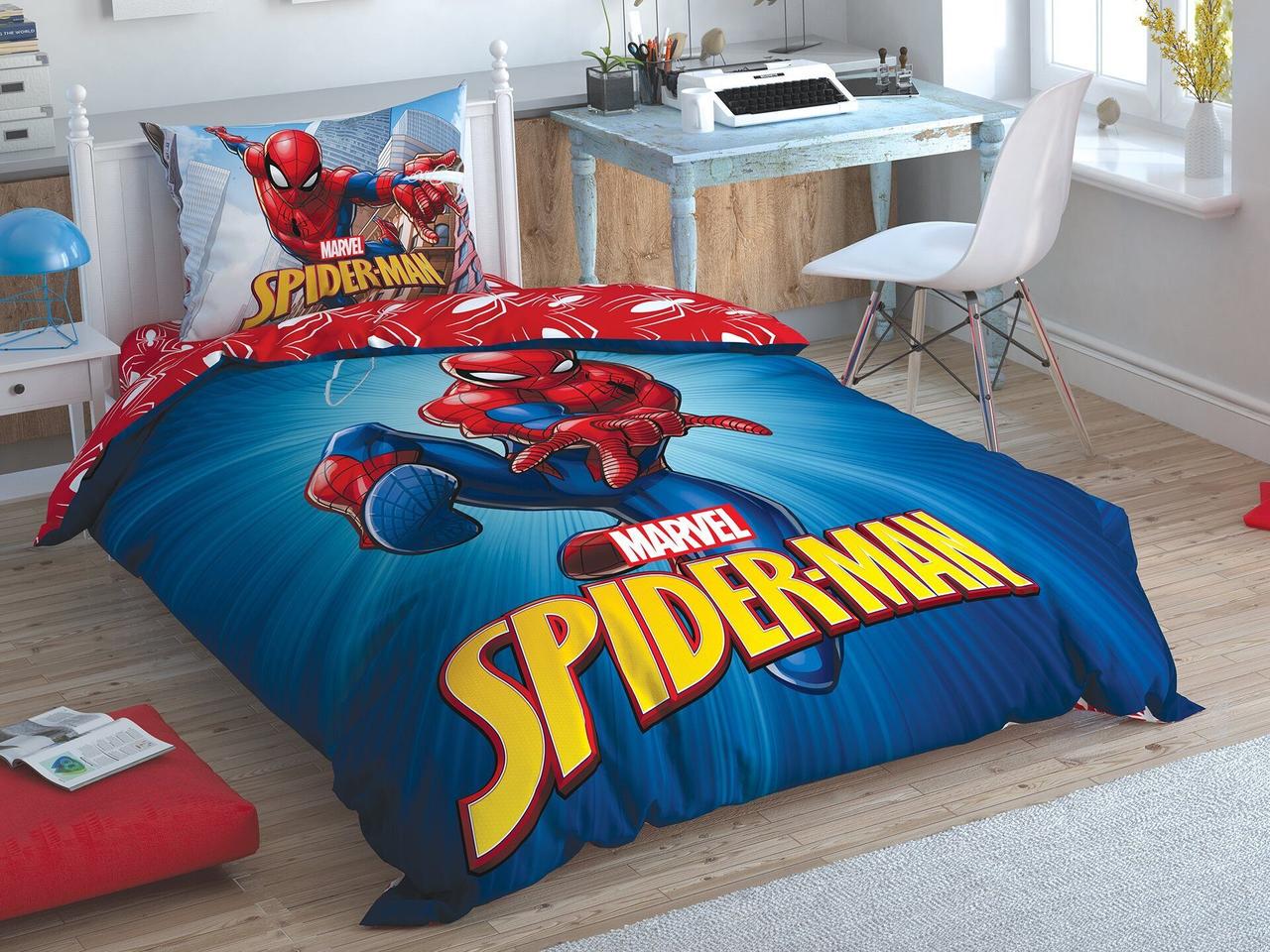 Постельное белье Tac Disney Spiderman Time To Move 160х220 подростковый (svt 2000022293037)