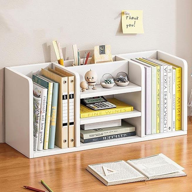 Полка книжная настольная из дерева Мотоки Зефир (КПА-038220)