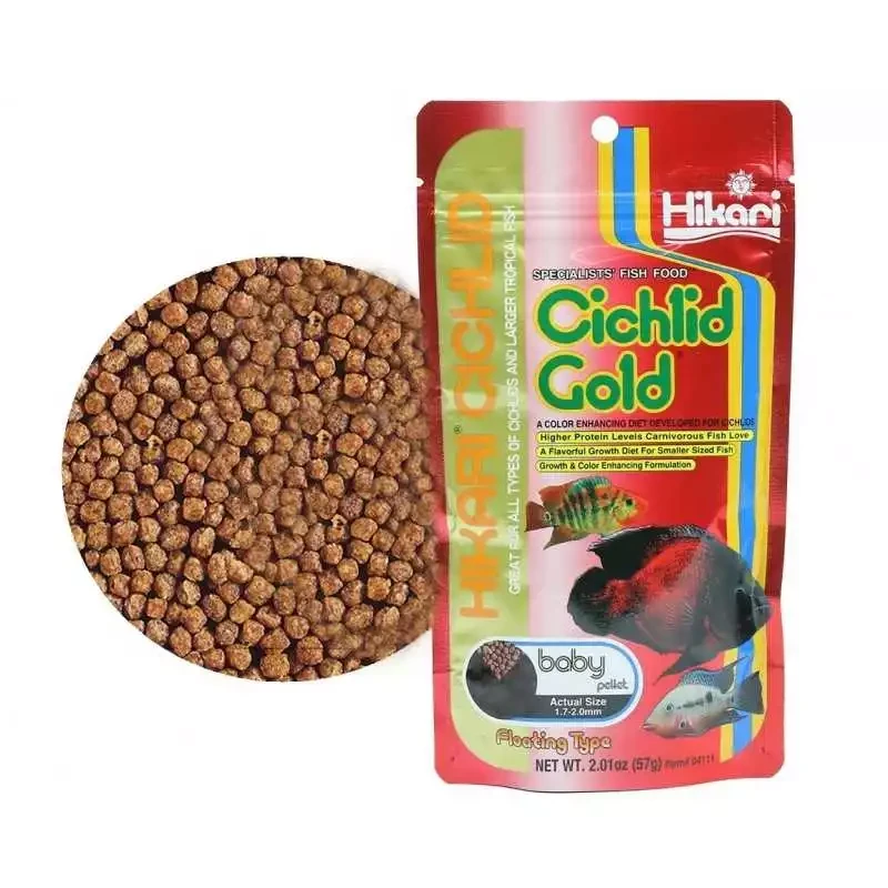 Корм Hikari Cichlid Gold для покращення кольору малька цихлід 4-15 см гранули SS 1,7-2,0 мм 57 г (04111) - фото 2