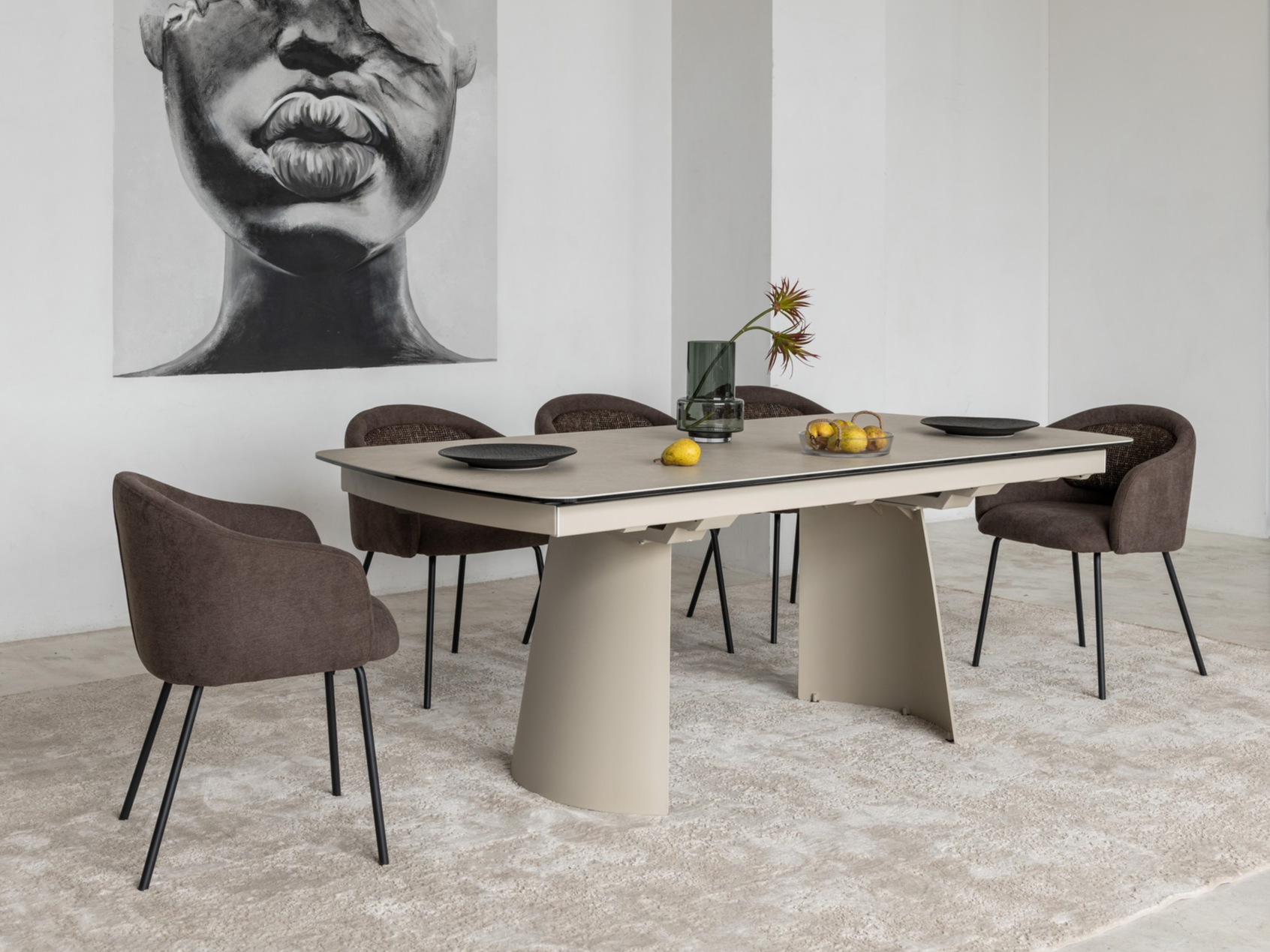 Стілець обідній Vetro Mebel Шоколад/Чорний (M-242) - фото 8 Стілець обідній Vetro Mebel Шоколад/Чорний (M-242) - фото 8