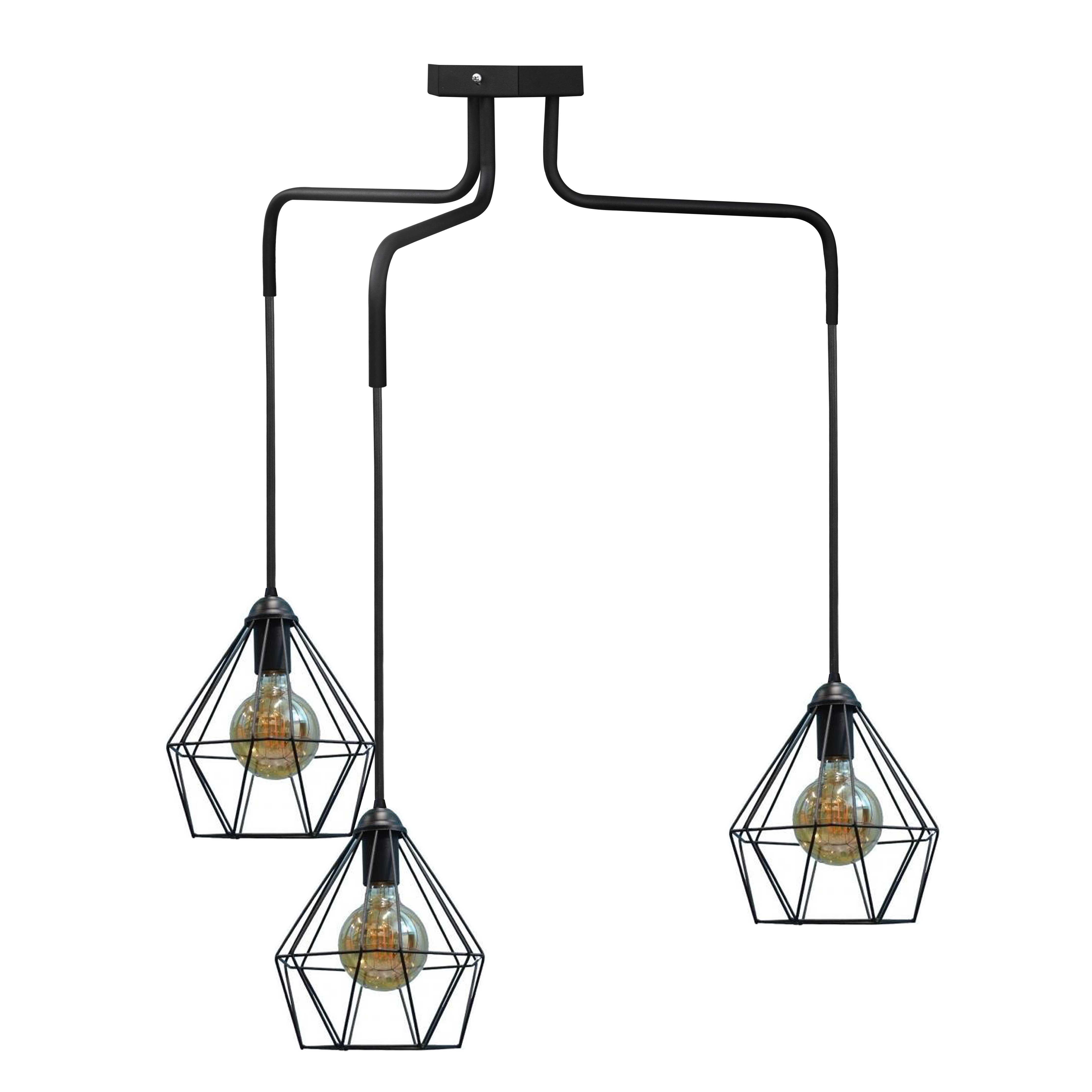 Люстра подвесная MSK ELECTRIC Sierra NL 10537-3 в стиле лофт на три плафона (87017) Люстра подвесная MSK ELECTRIC Sierra NL 10537-3 в стиле лофт на три плафона (87017)