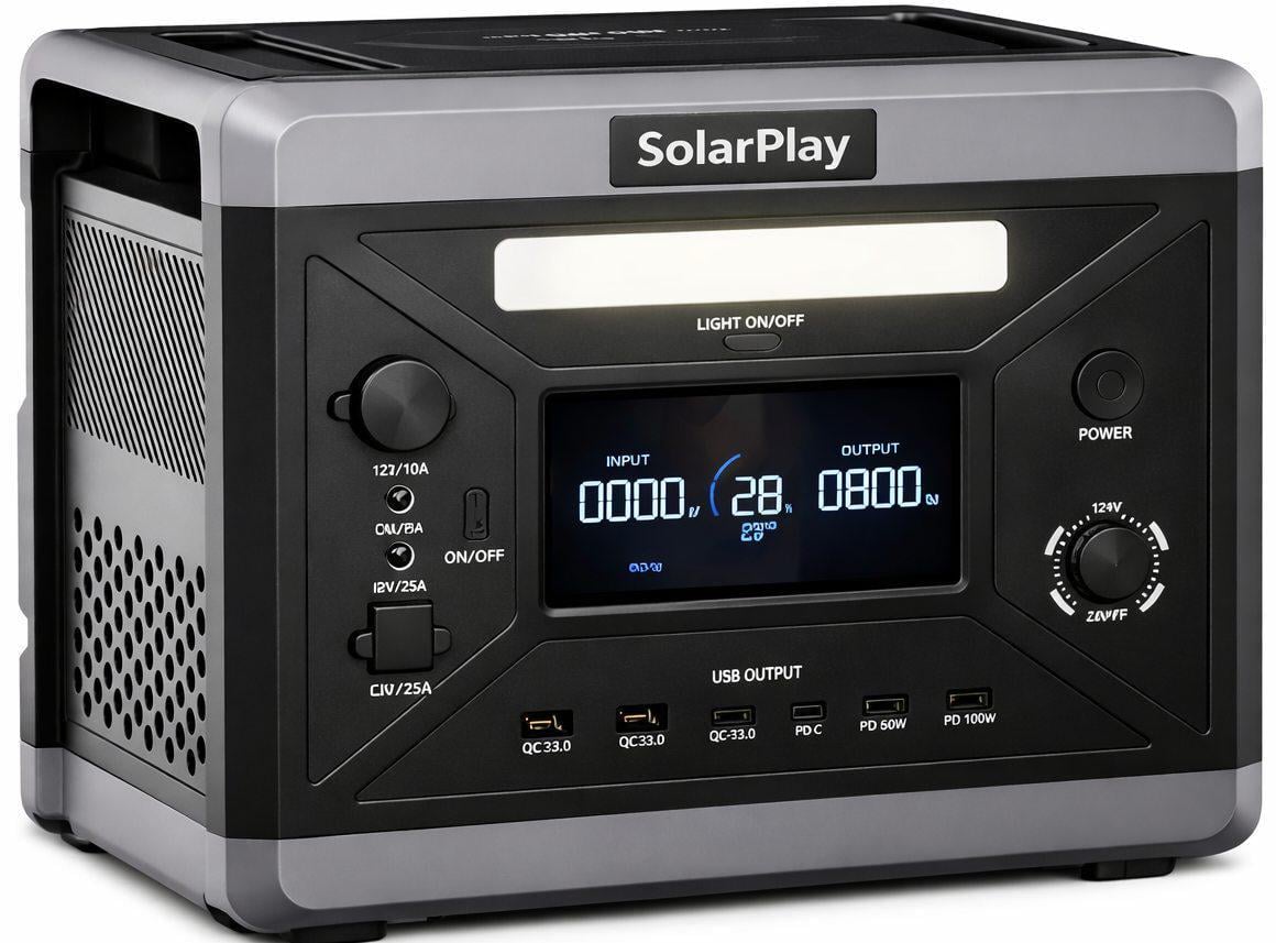 Зарядная станция Solar Play Q2501 2400/4800 Вт 4000+ циклов 23 кг