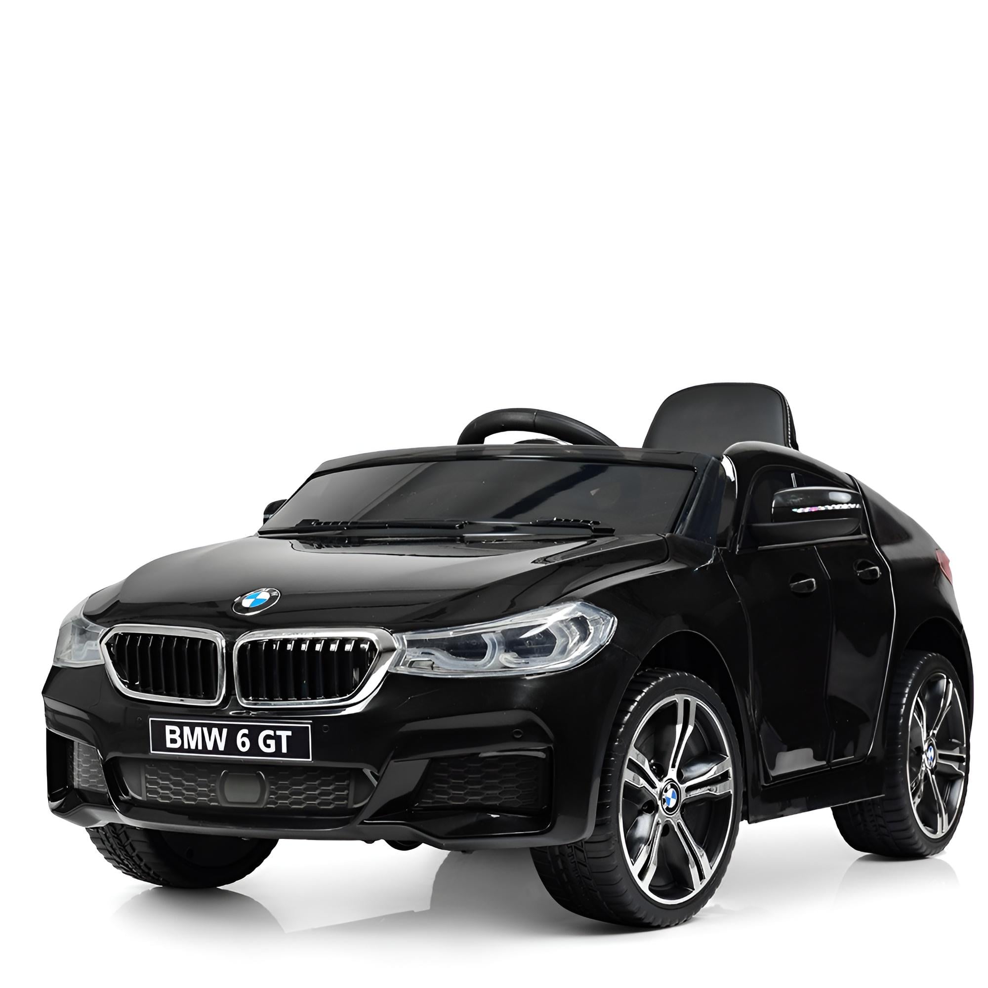 Детский электромобиль BMW на пульте радиоуправления со светом Черный (JJ2164EBLR-2)