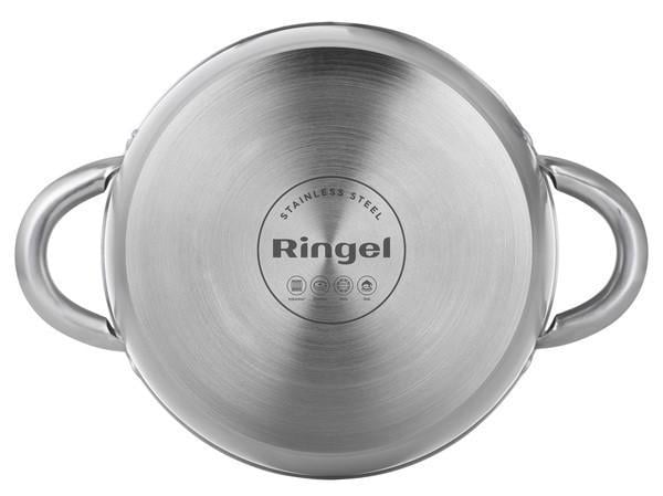 Каструля RINGEL Bonn з кришкою з нержавіючої сталі 6,1 л 24 см (RG-2003-24) - фото 4