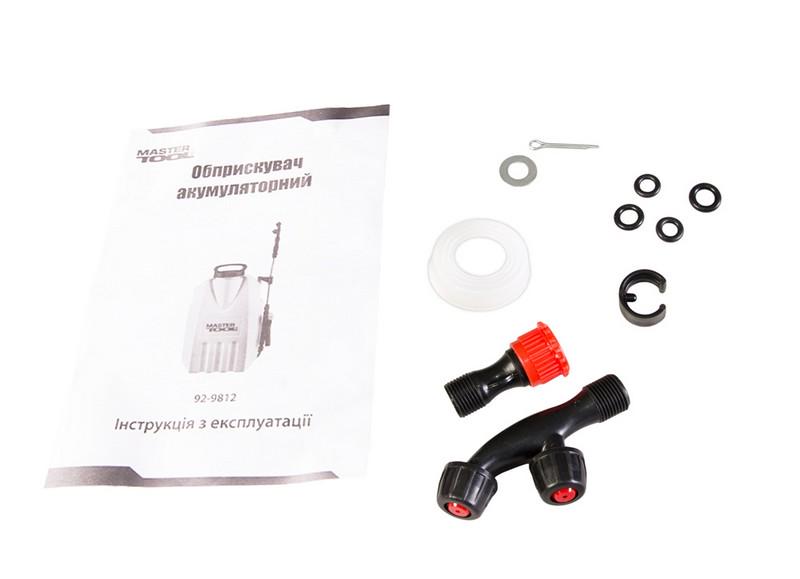 Обприскувач акумуляторний MasterTool Garden 12 V 8 Аh 12 л (92-9812) - фото 6