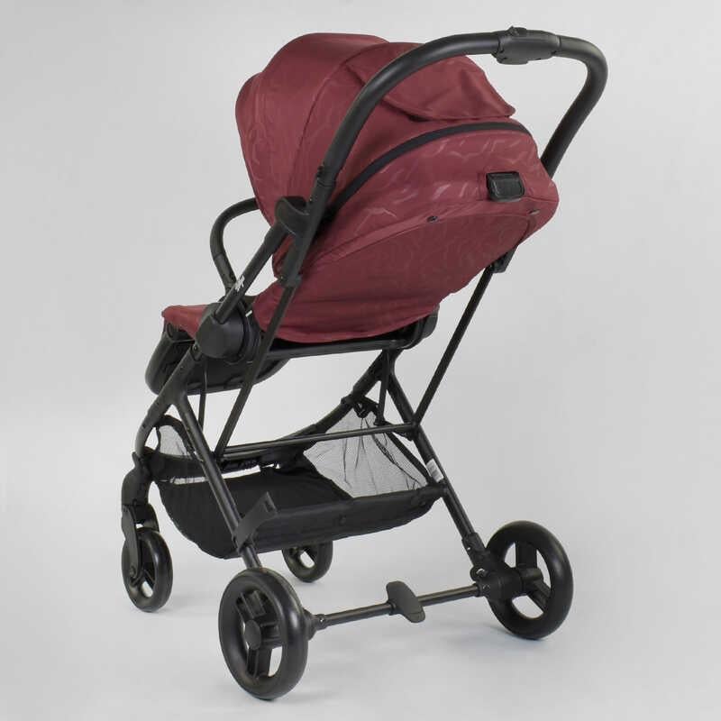 Коляска дитяча прогулянкова Joy Liliya футкавер Burgundy (88152) - фото 5 Коляска дитяча прогулянкова Joy Liliya футкавер Burgundy (88152) - фото 5