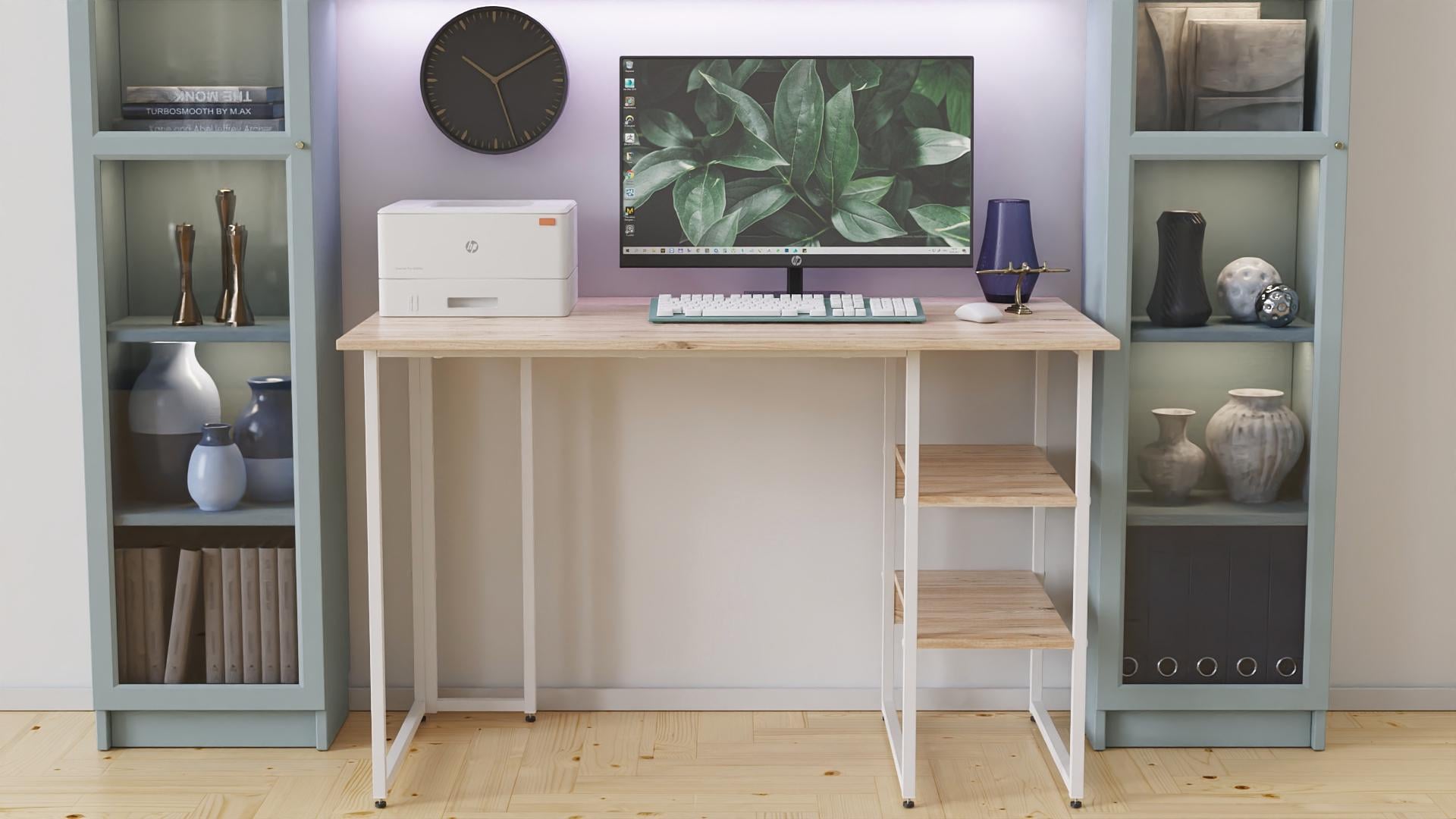 Стол письменный Ferrum-decor Кевин ДСП 32 мм 75x100x70 см Черный/Дуб Сан-Марино (FRD-106861)
