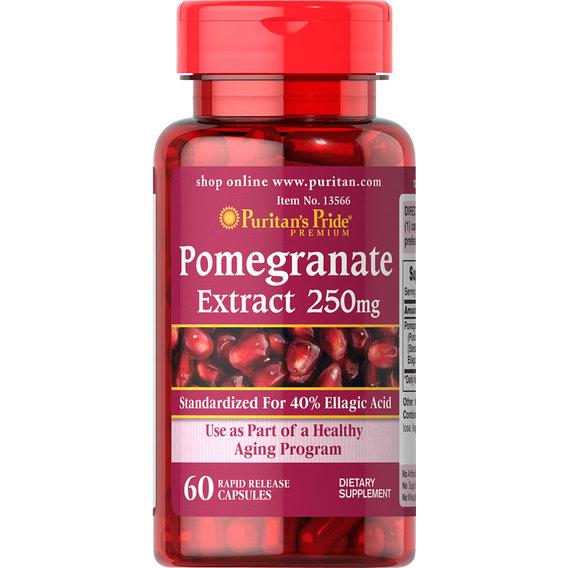 Антиоксидант Puritan's Pride Pomegranate Extract 250 мг 60 Caps Антиоксидант Puritan's Pride Pomegranate Extract 250 мг 60 Caps