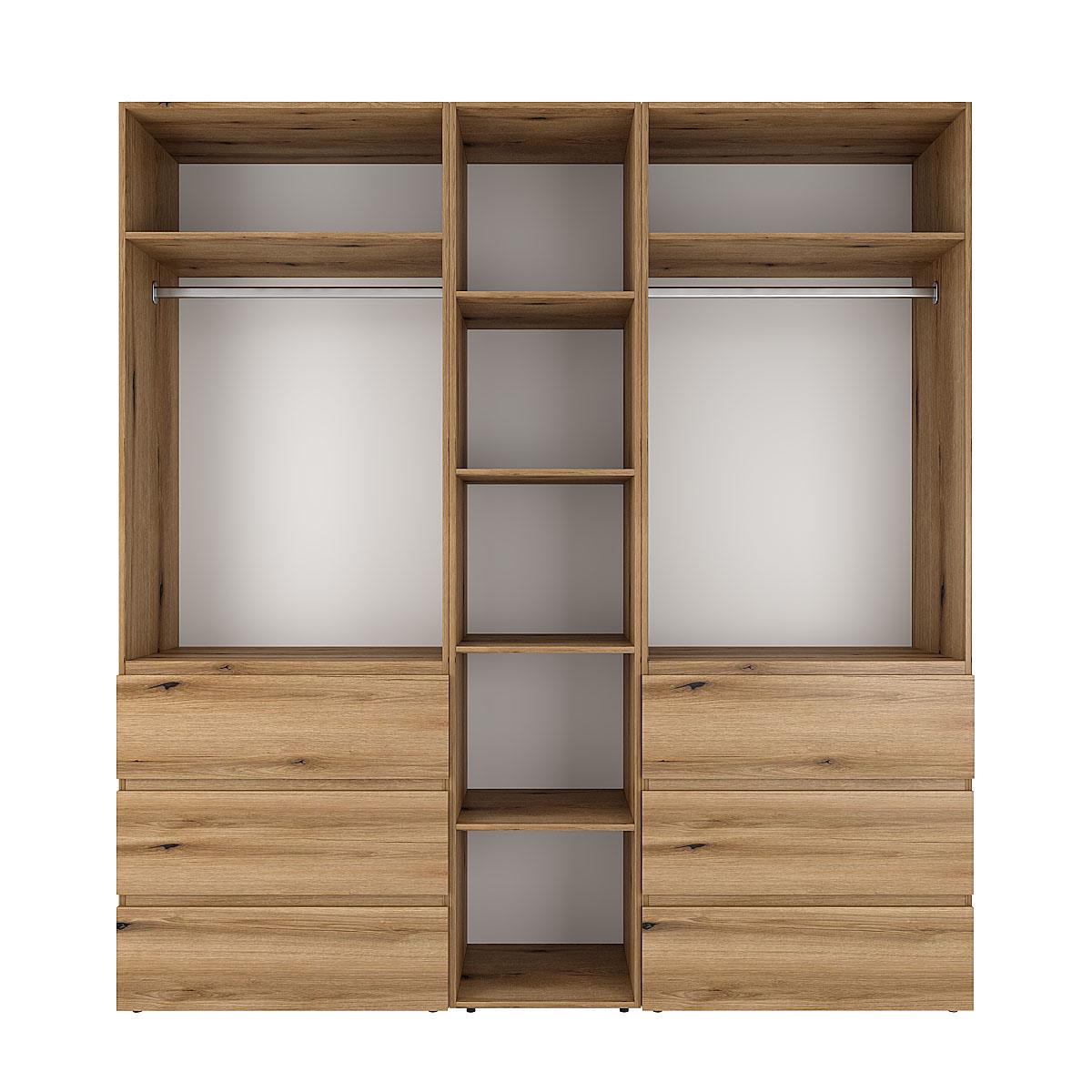 Шкаф распашной комбинированный ART IN HEAD №3 Light 2000x500x2200 мм Дуб Эвок прибрежный (GALTK0310000000) - фото 2 Шкаф распашной комбинированный ART IN HEAD №3 Light 2000x500x2200 мм Дуб Эвок прибрежный (GALTK0310000000) - фото 2