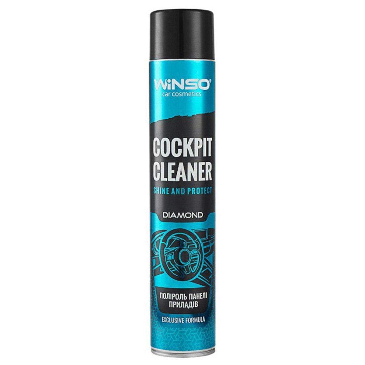 Полироль для приборной панели Winso Exclusive Cockpit Cleaner Diamond, 750мл