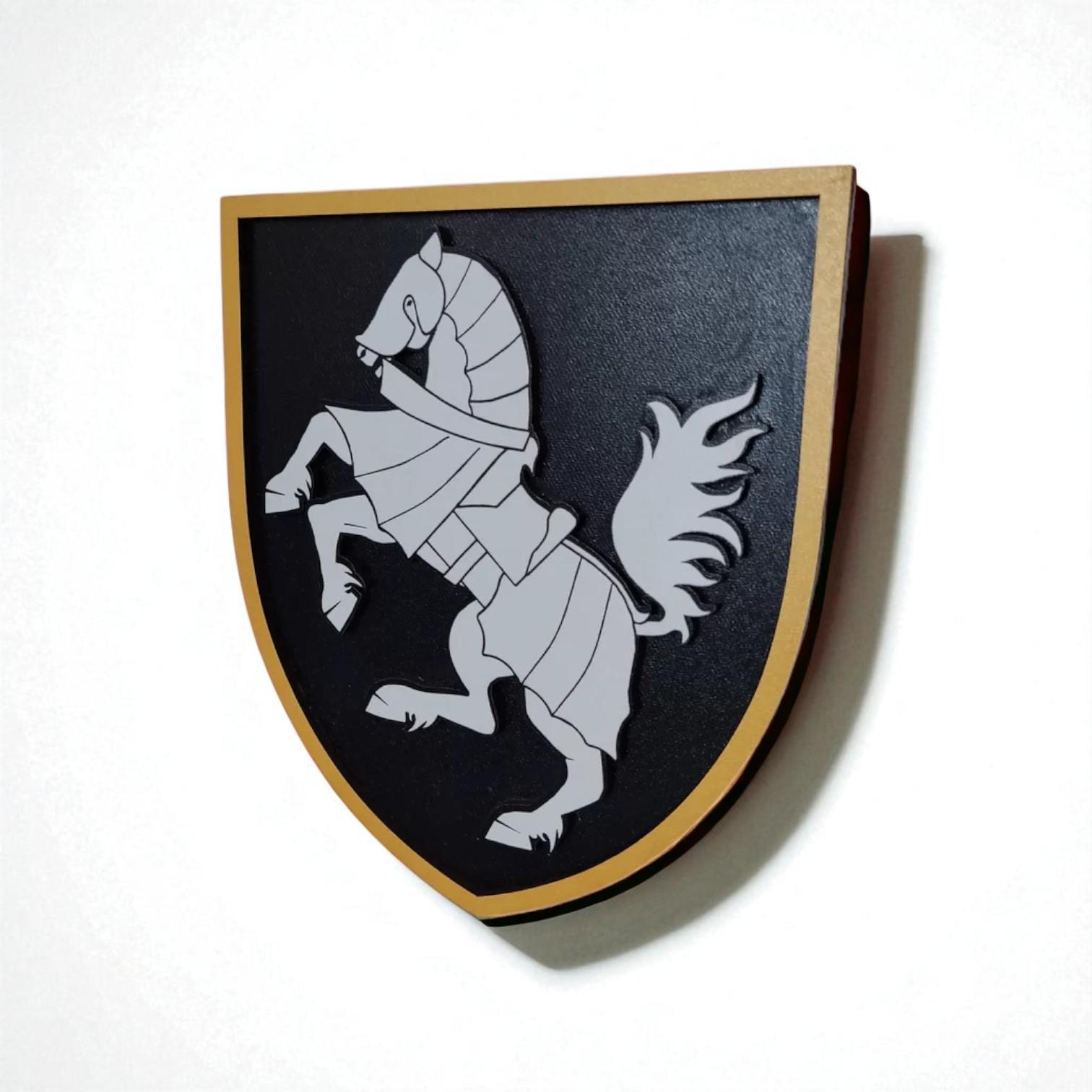 Герб настінний 1-ша окрема танкова бригада 292х334 мм (29402812) - фото 3 Герб настінний 1-ша окрема танкова бригада 292х334 мм (29402812) - фото 3