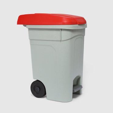 Бак для сміття на колесах Akay з педаллю 80 л (АК 735)