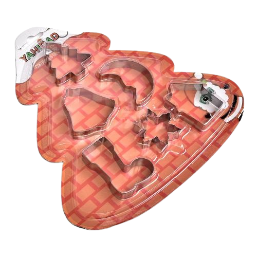 Набір форм для печива Stenson R91876 Christmas 6 шт. (14069978)