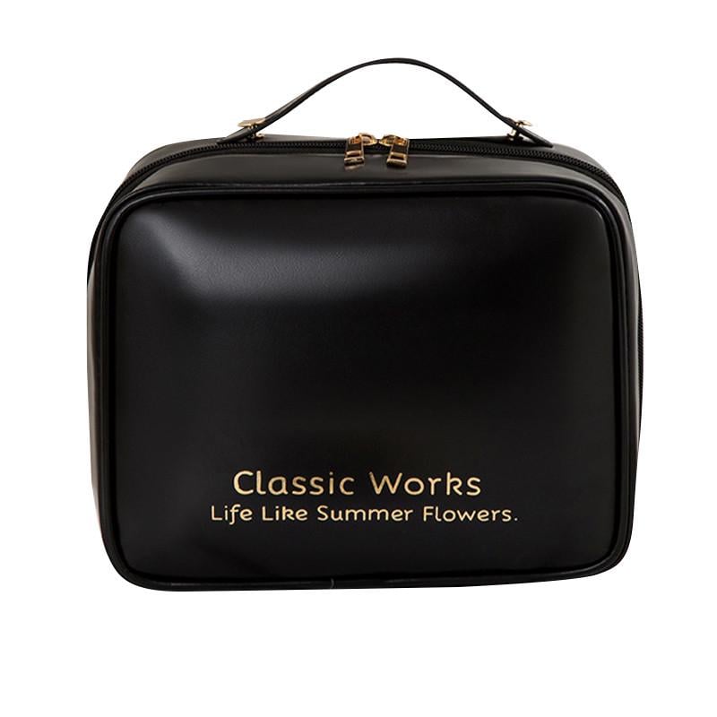 Косметичка-органайзер Lesko BK-HZB-12 на молнии Black (2661448647)