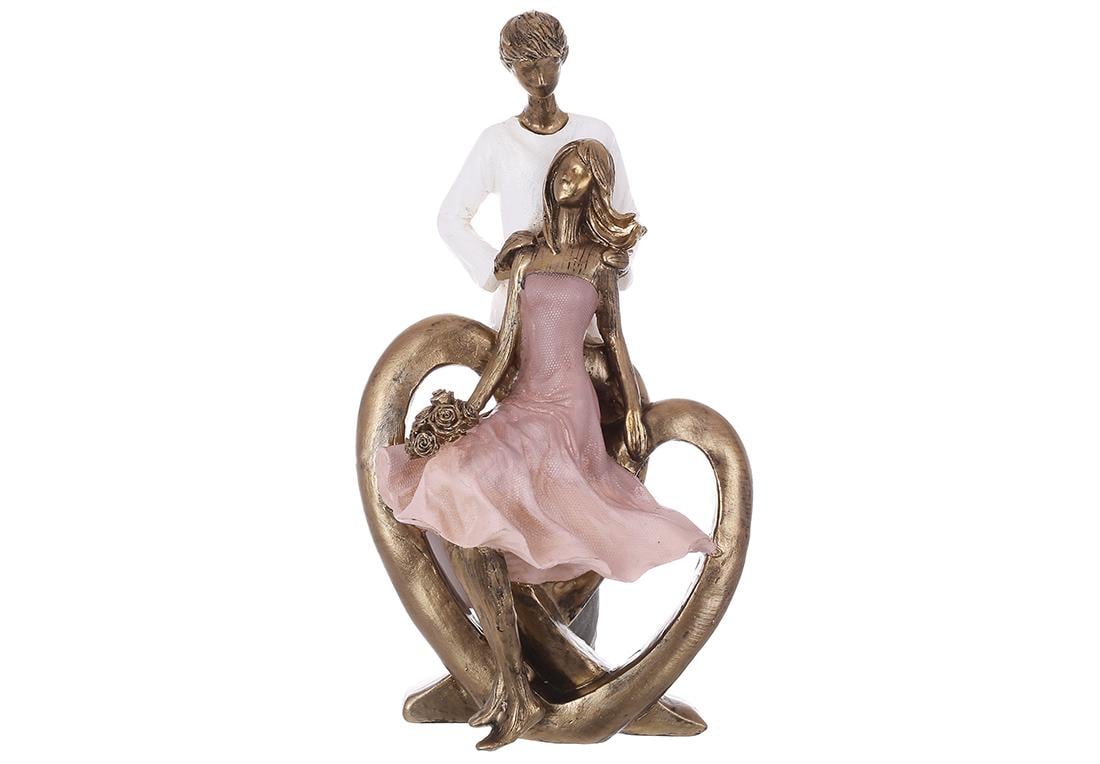 Статуэтка декоративная Гранд Презент Влюбленные сердца 24,5 см (K07-455)