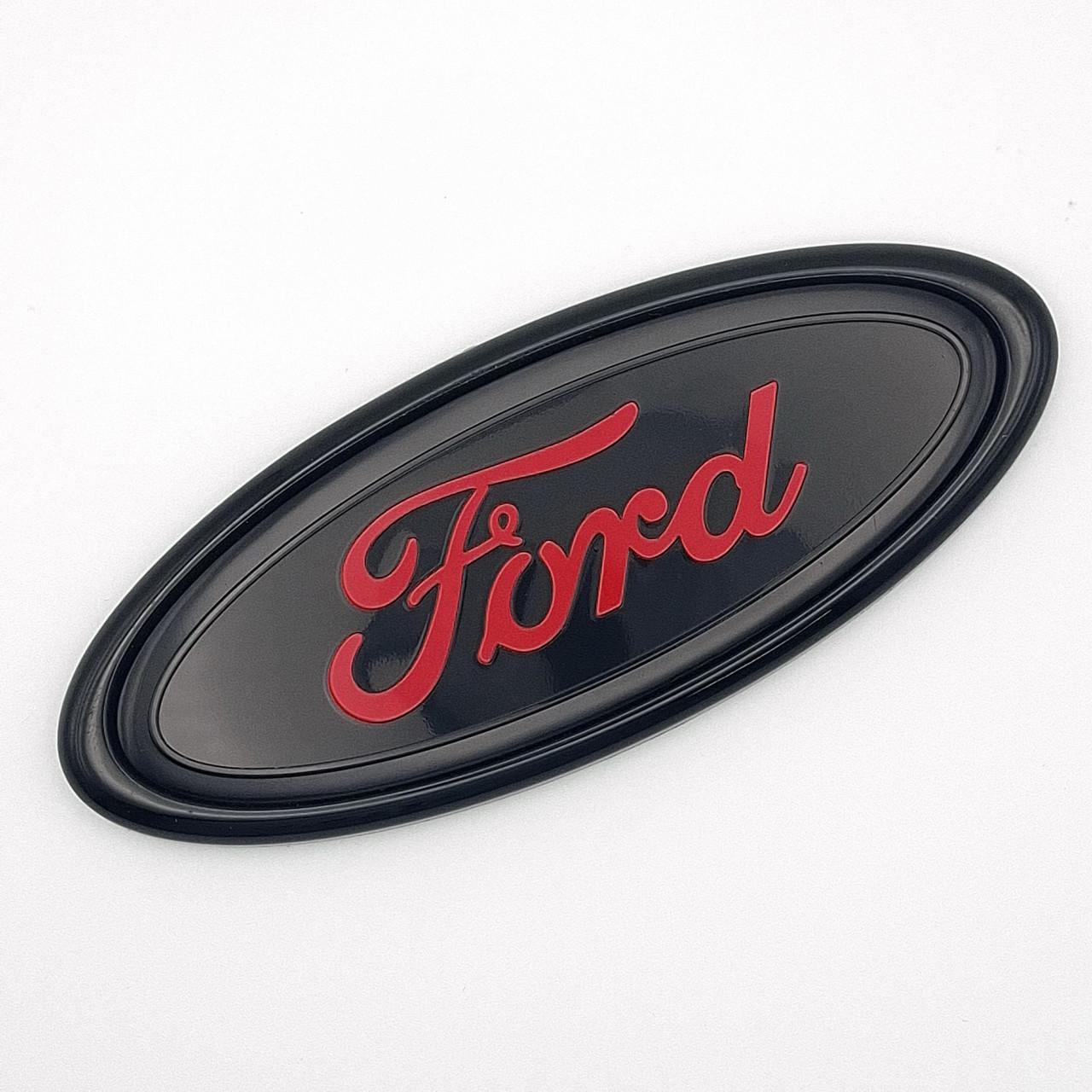 Эмблема Ford 114х45 мм Черный/Красный (2749645162)