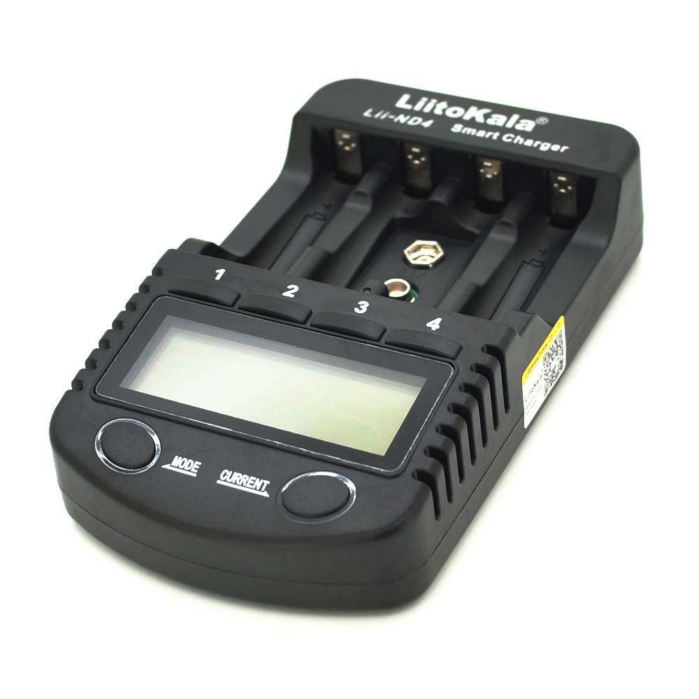 Зарядное устройство Liitokala Lii-ND4 4 канала LED индикация для Ni-MH/Ni-Cd батарей с LED индикацией (23379)