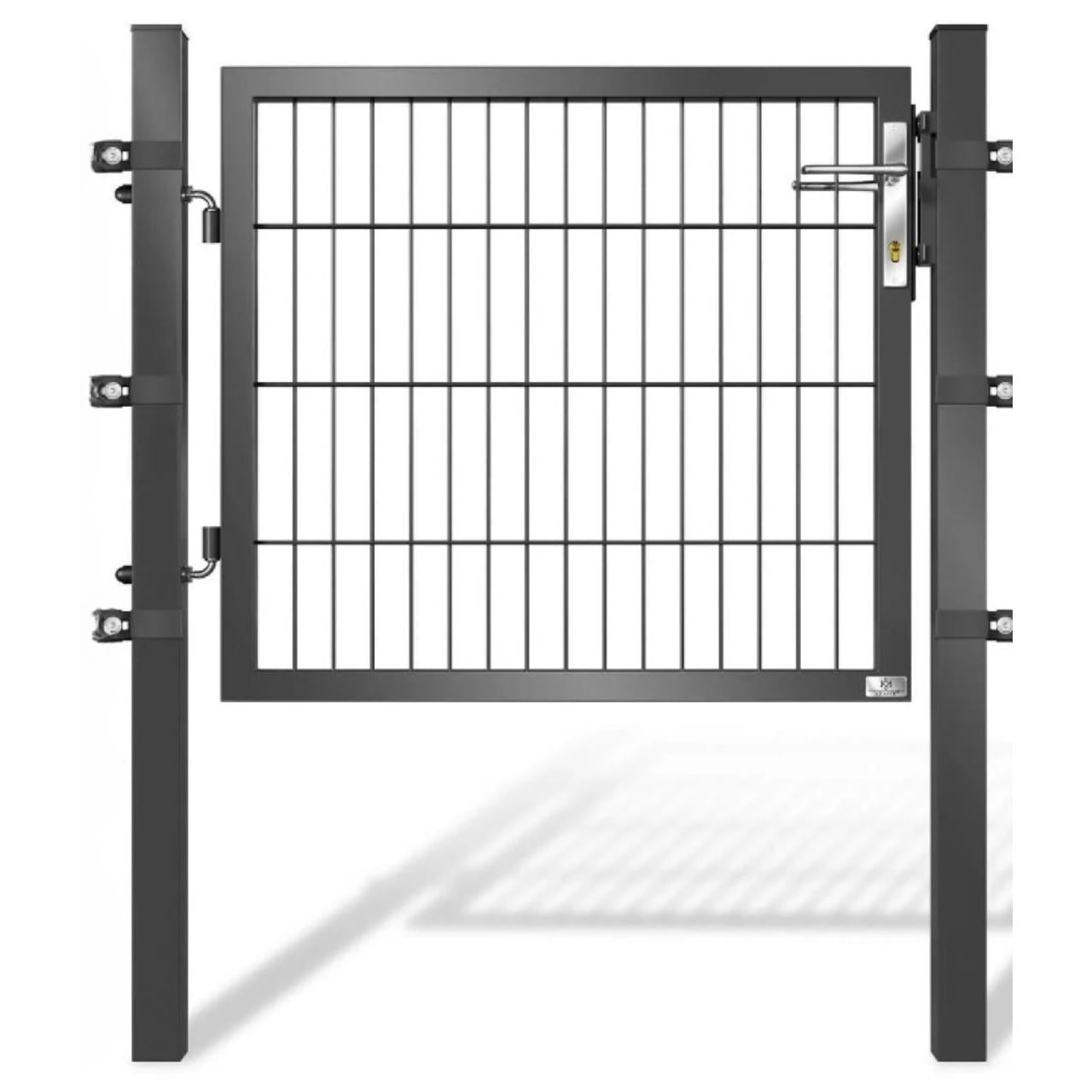 Калитка для сада KESSER с замком 80х106 см Антрацит