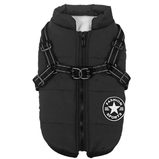 Жилет для собак C00247-1 S Черный Жилет для собак C00247-1 S Черный