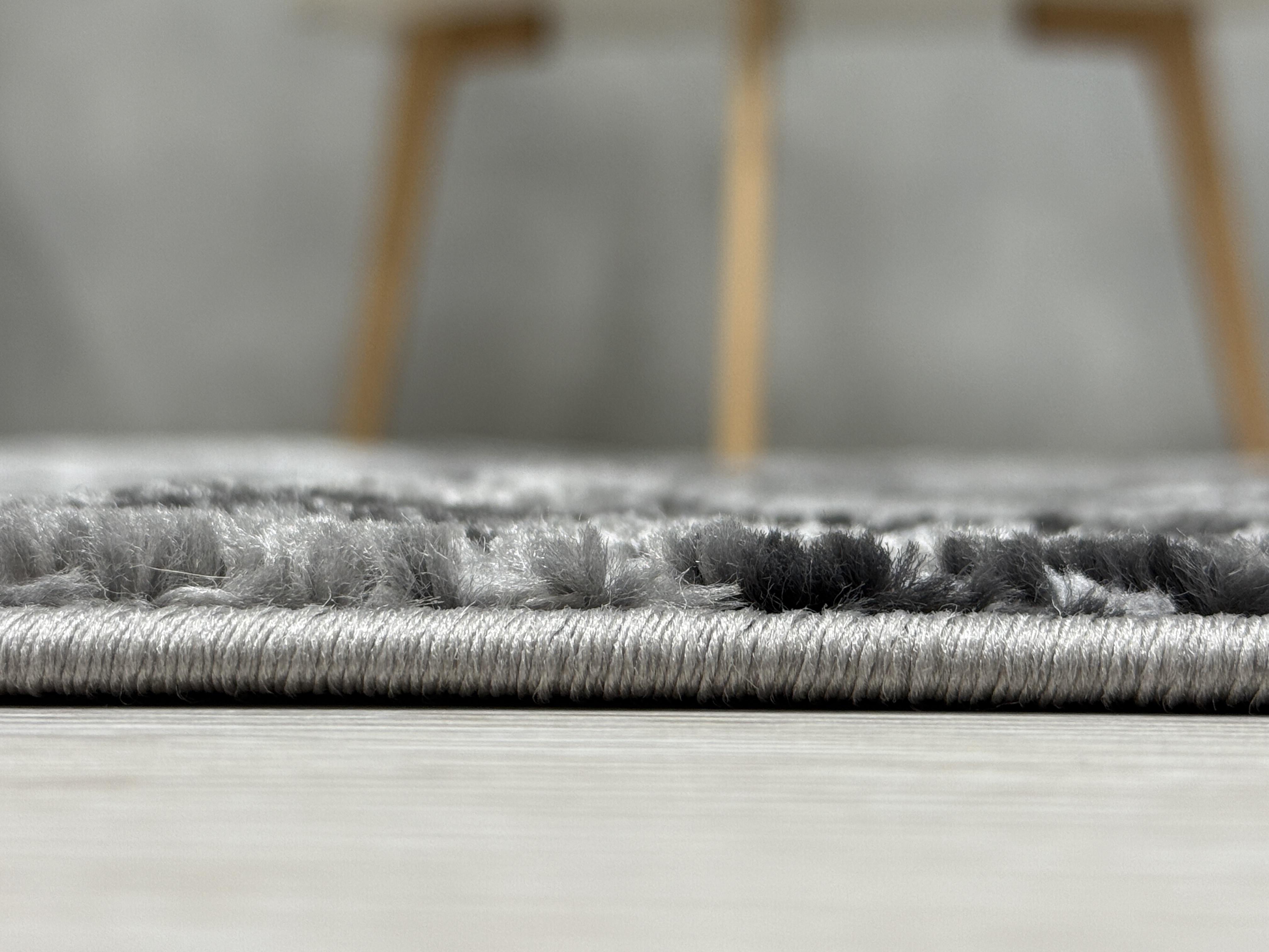 Ковер Mars с невысоким ворсом 200x300 см Антрацитовый (4640AA/KG9) - фото 10