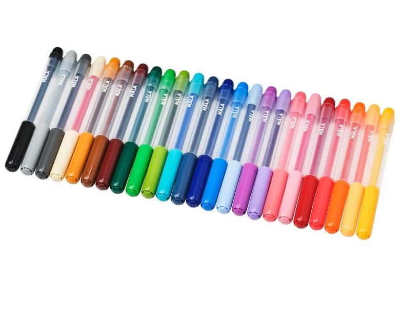 Набір фломастерів MÅLA 24 шт. Різнокольоровий (29466457)