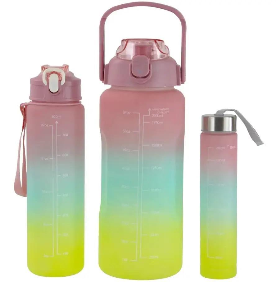 Набор спортивных бутылок Stenson R30936 300/900/2000 мл - фото 1