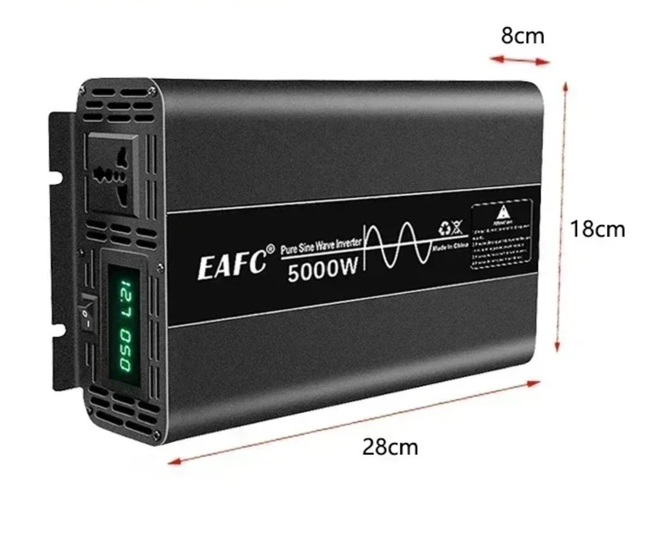 Инвертор EAFC 5000W 12V/220V чистый синус (22932332) - фото 5 Инвертор EAFC 5000W 12V/220V чистый синус (22932332) - фото 5