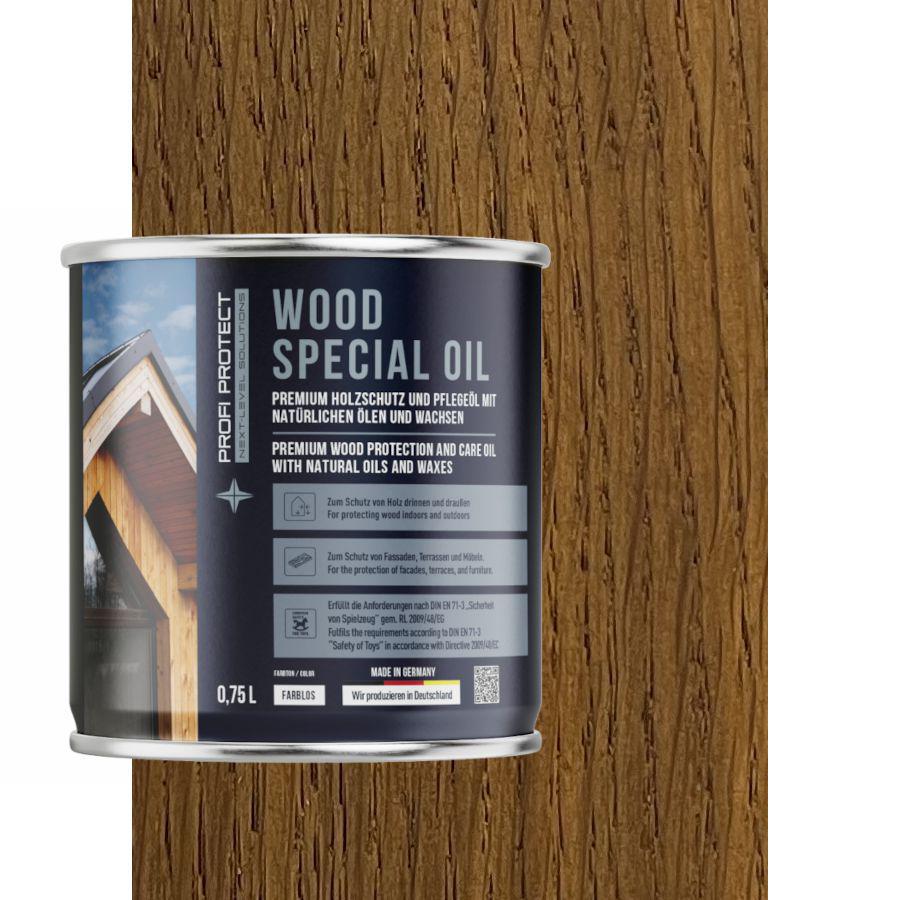 Масло для террас ProfiProtect Wood Special Oil с воском 0,75 л Golden-Timber-eiche (20755675) - фото 1