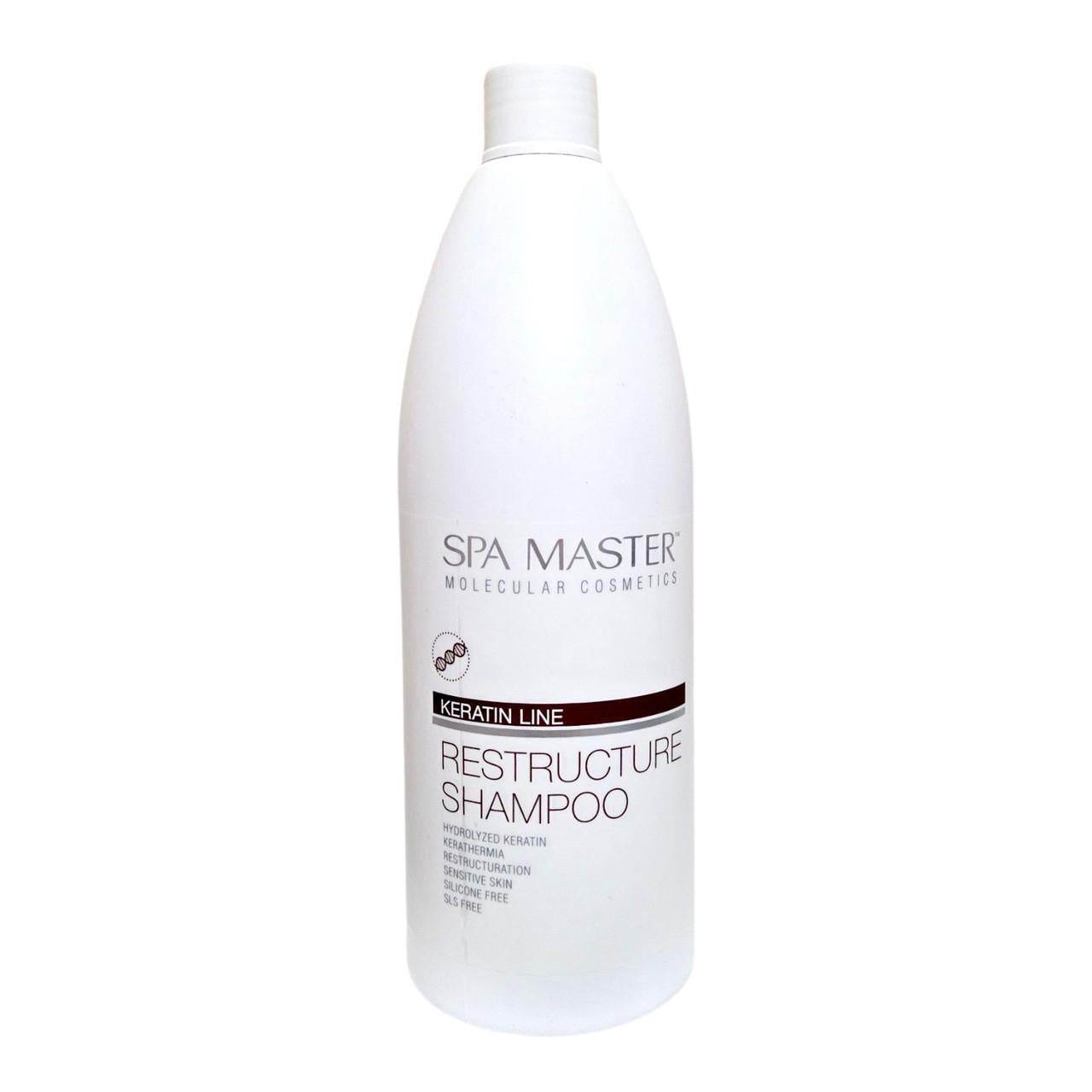Шампунь для волос Keratin line Spa Master с кератином 970 мл