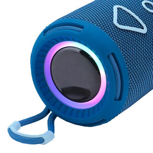 Колонка портативная Bluetooth TG656 FM Blue (2074010183) - фото 4