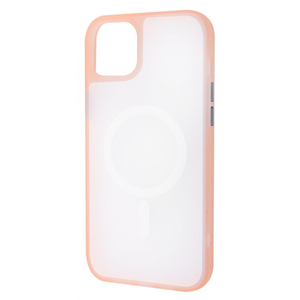 Чохол із підтримкою magsafe X-Level Skin Feel MagSafe iPhone 14 Plus pink