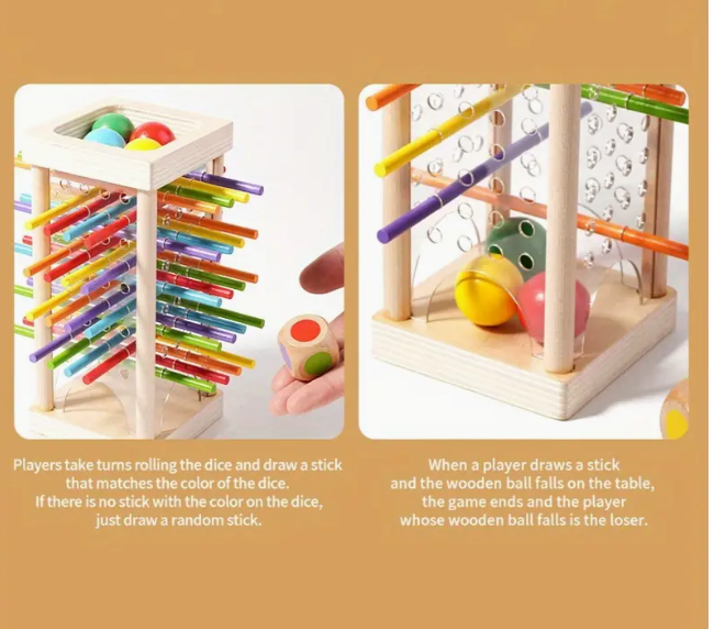 Настільна гра дитяча розвиваюча Вежа Балансування з паличками 3-6 р. (823) - фото 4 Настільна гра дитяча розвиваюча Вежа Балансування з паличками 3-6 р. (823) - фото 4